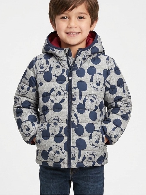 Baby Gap X Disney Mickey Mouse Puffer Jacket Boys 5t